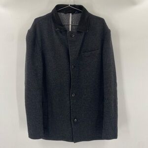 True Measure Men's Wool Blend Jacket Gray Size Large